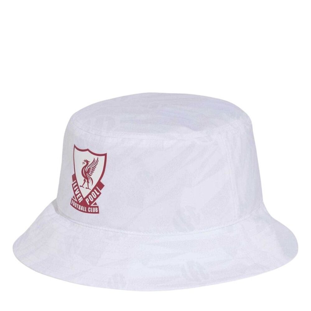 Adidas Mens Liverpool FC Bucket Hat / White/Red